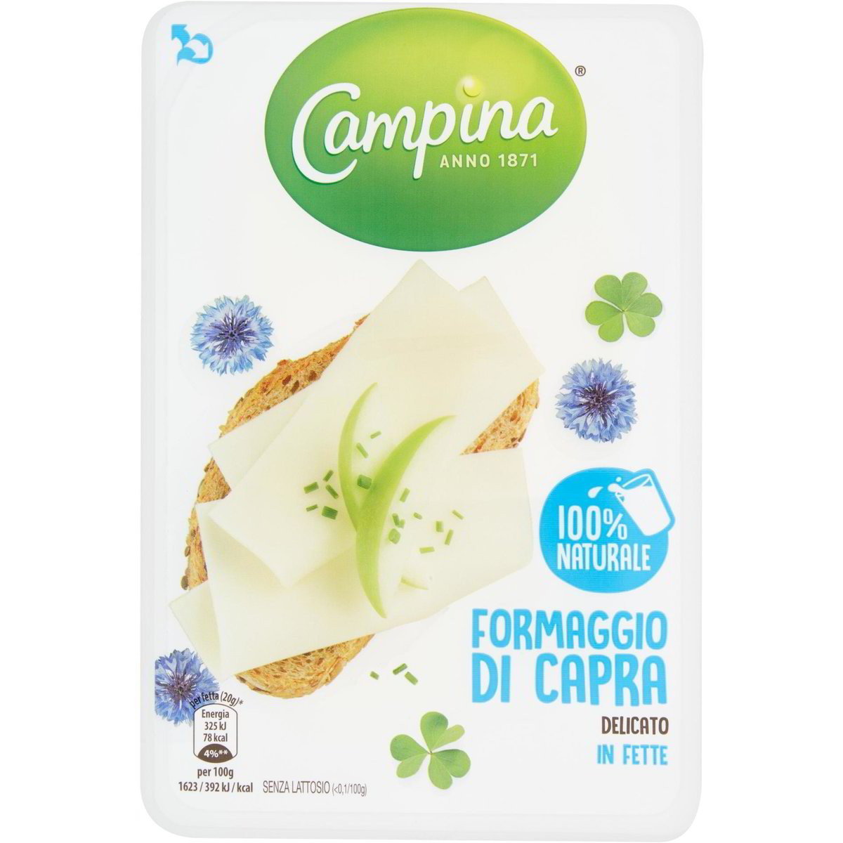 Formaggio di capra a fette CAMPINA 100 G - Coop Shop