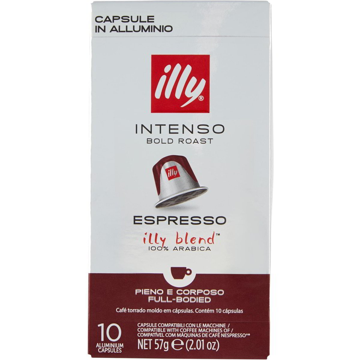 Capsule caffè espresso intenso 100% arabica x10 ILLY - NESPRESSO 57 G -  Coop Shop