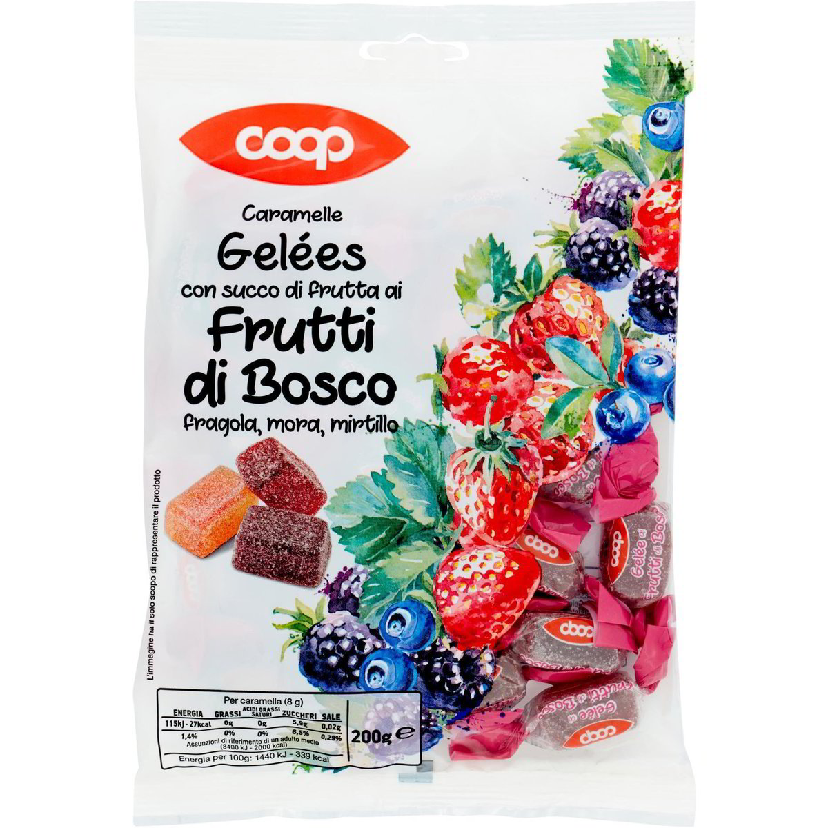 Caramelle gelatine ai frutti di bosco COOP 200 G - Coop Shop