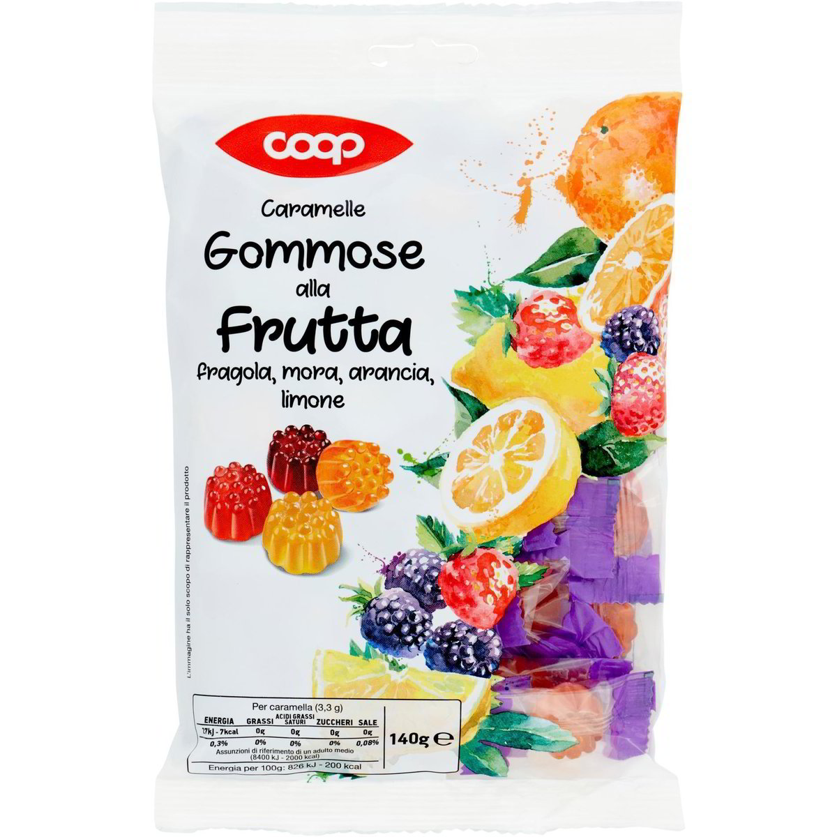 Caramelle Gommose Alla Frutta Senza Zucchero