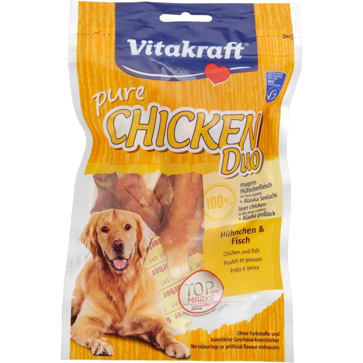 Snack per cani chicken duo di pollo con pesce VITAKRAFT 80 G - Coop Shop