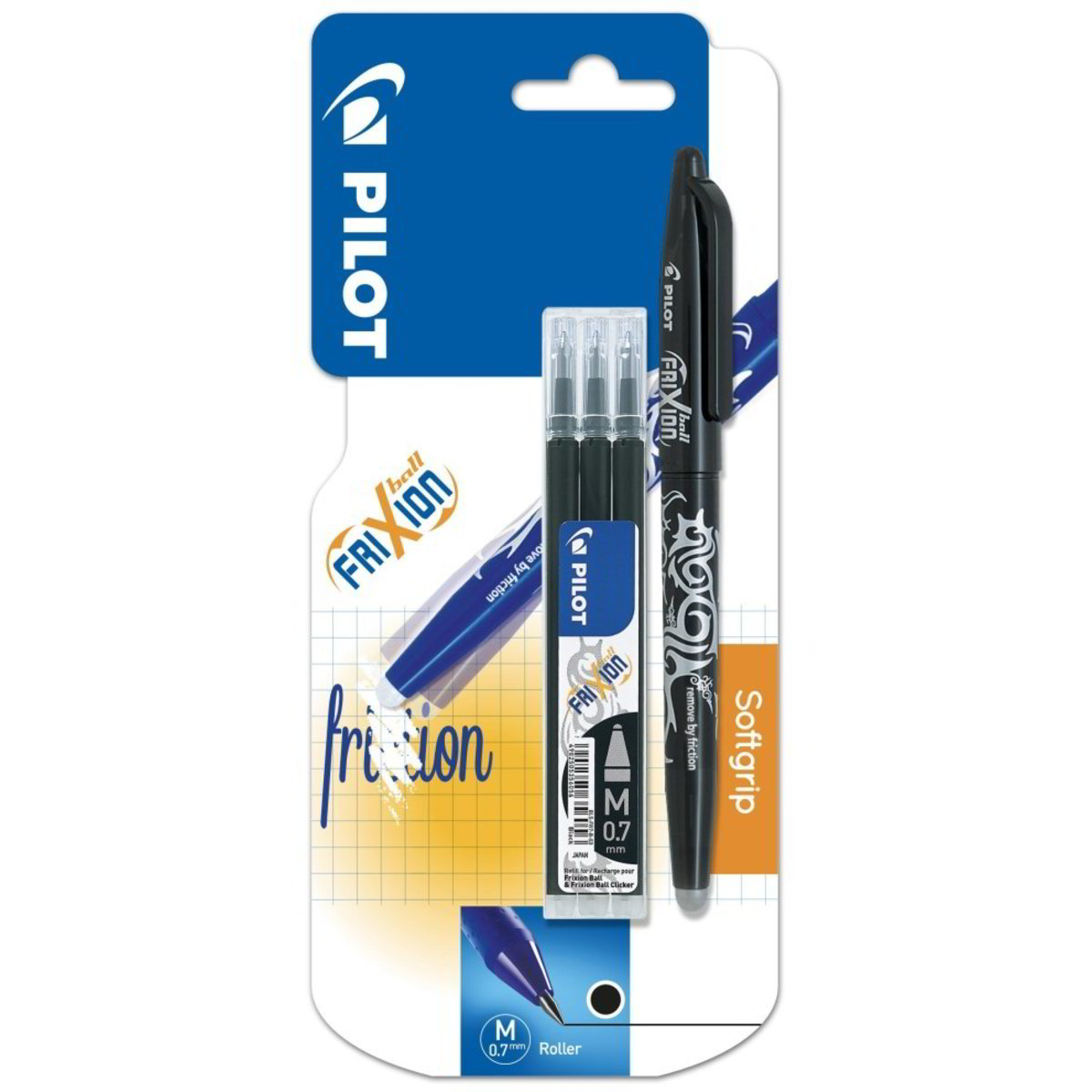 Penna nera frixion ball +3 refill PILOT 1 PZ - Coop Shop