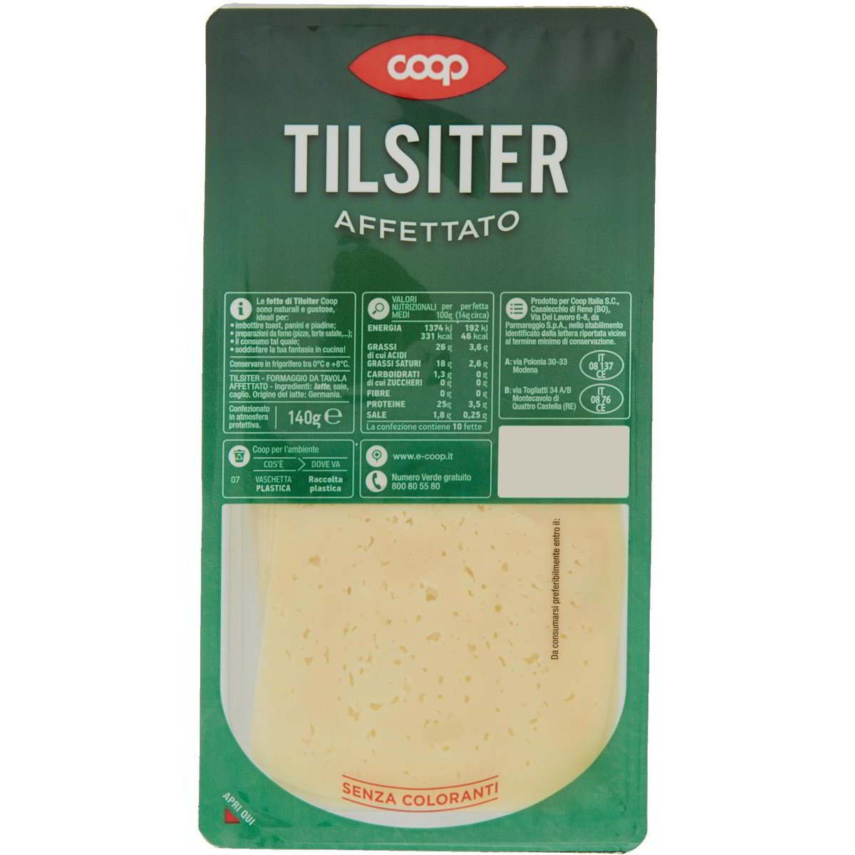 Edamer a fette COOP 140 G - Coop Shop