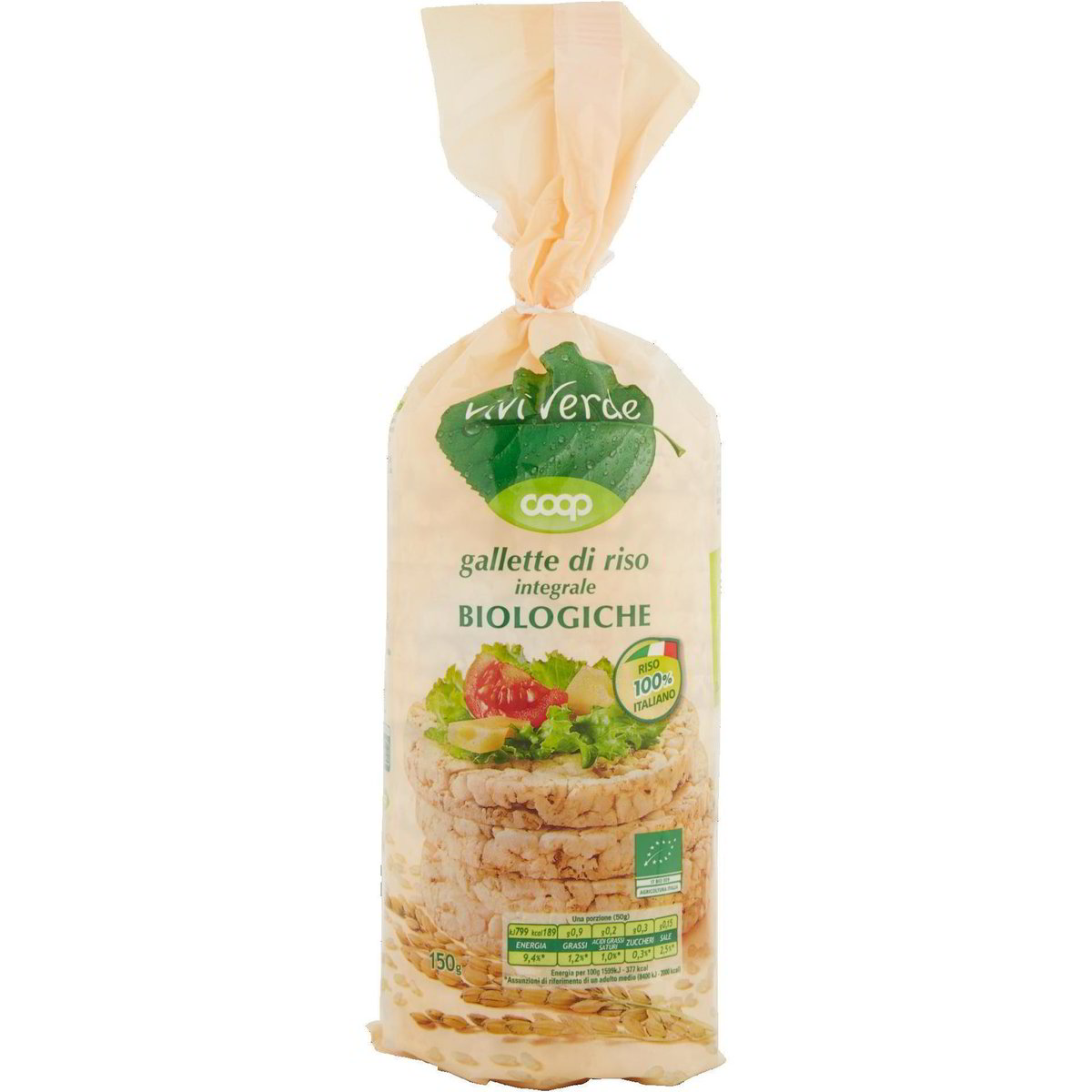 Gallette di Riso Integrale con Grano Saraceno by Vivibio, 130 grams 