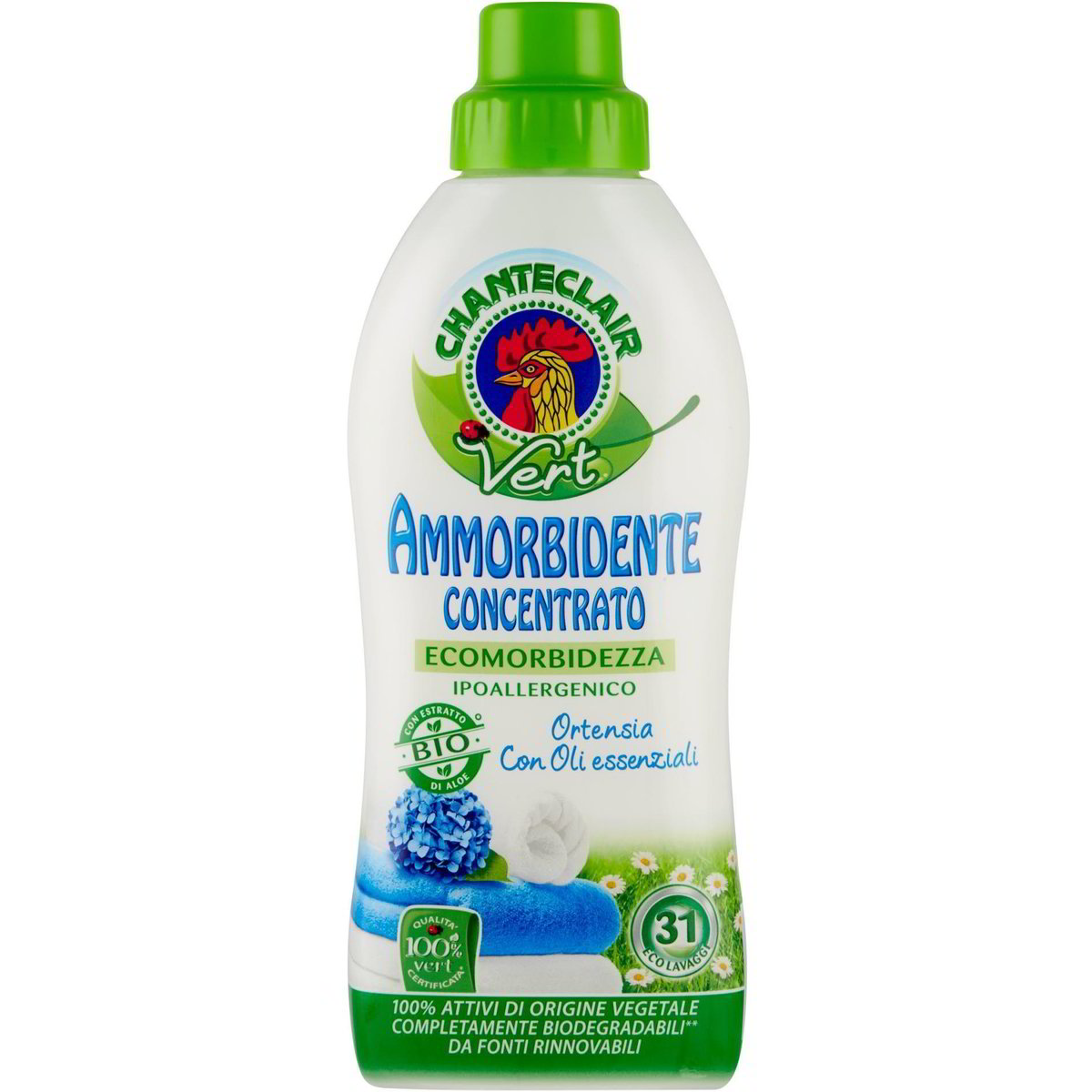 Ammorbidente concentrato ortensia vert CHANTECLAIR 625 ML - Coop Shop