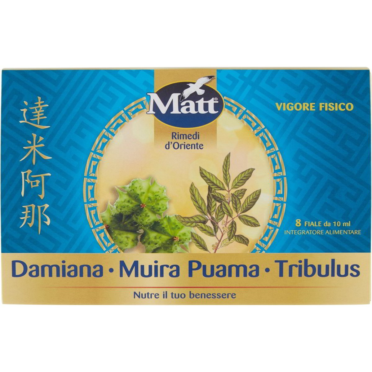 Integratore rimedi d'oriente damiana/muira puama MATT&DIET 8 X 10 ML