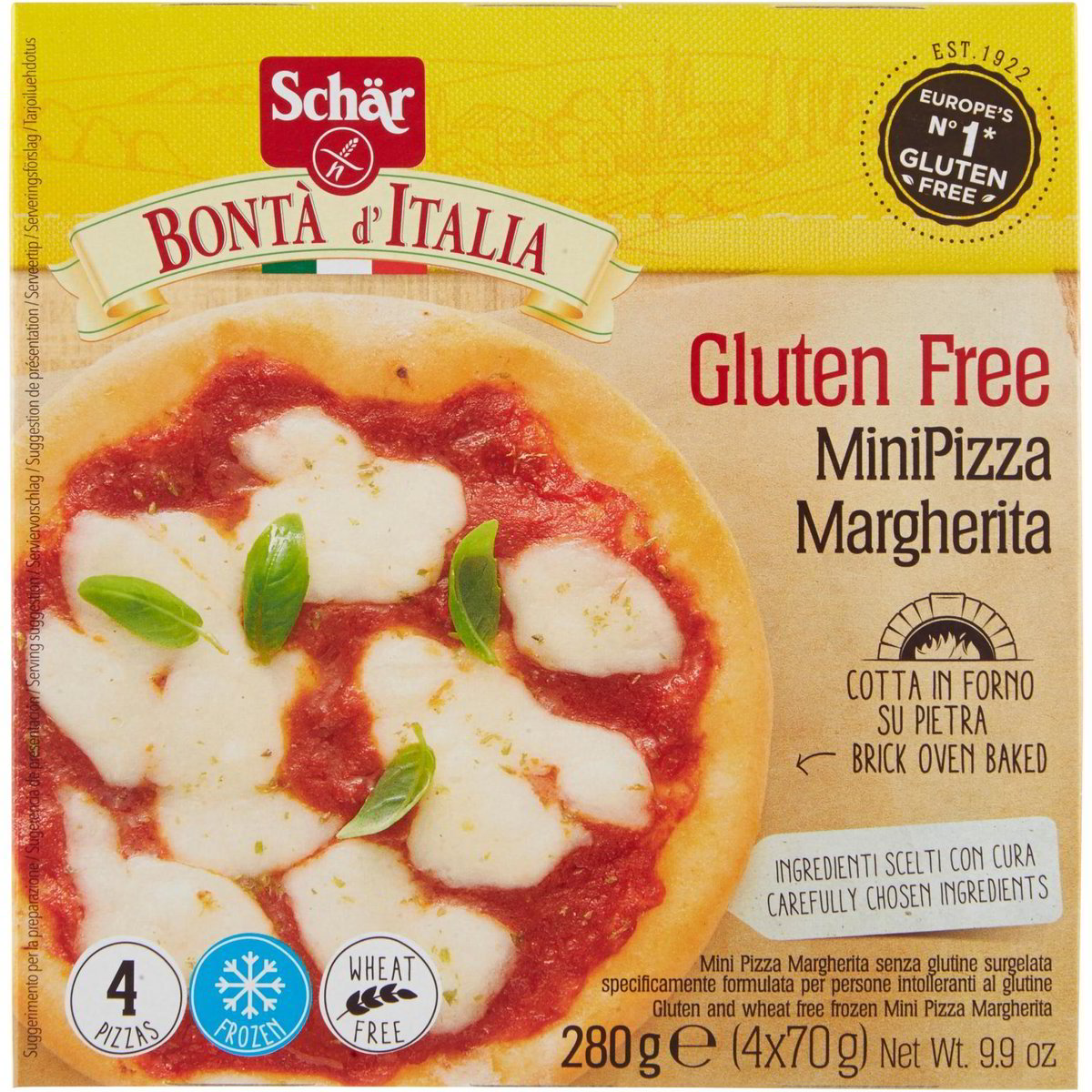 Pizza Surgelata Mini Margherita Schar 4 X 70 G Coop Shop