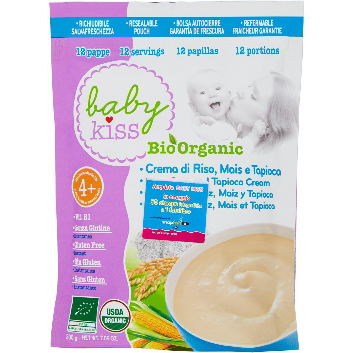 Crema di riso/mais/tapioca BABY KISS 200 G - Coop Shop