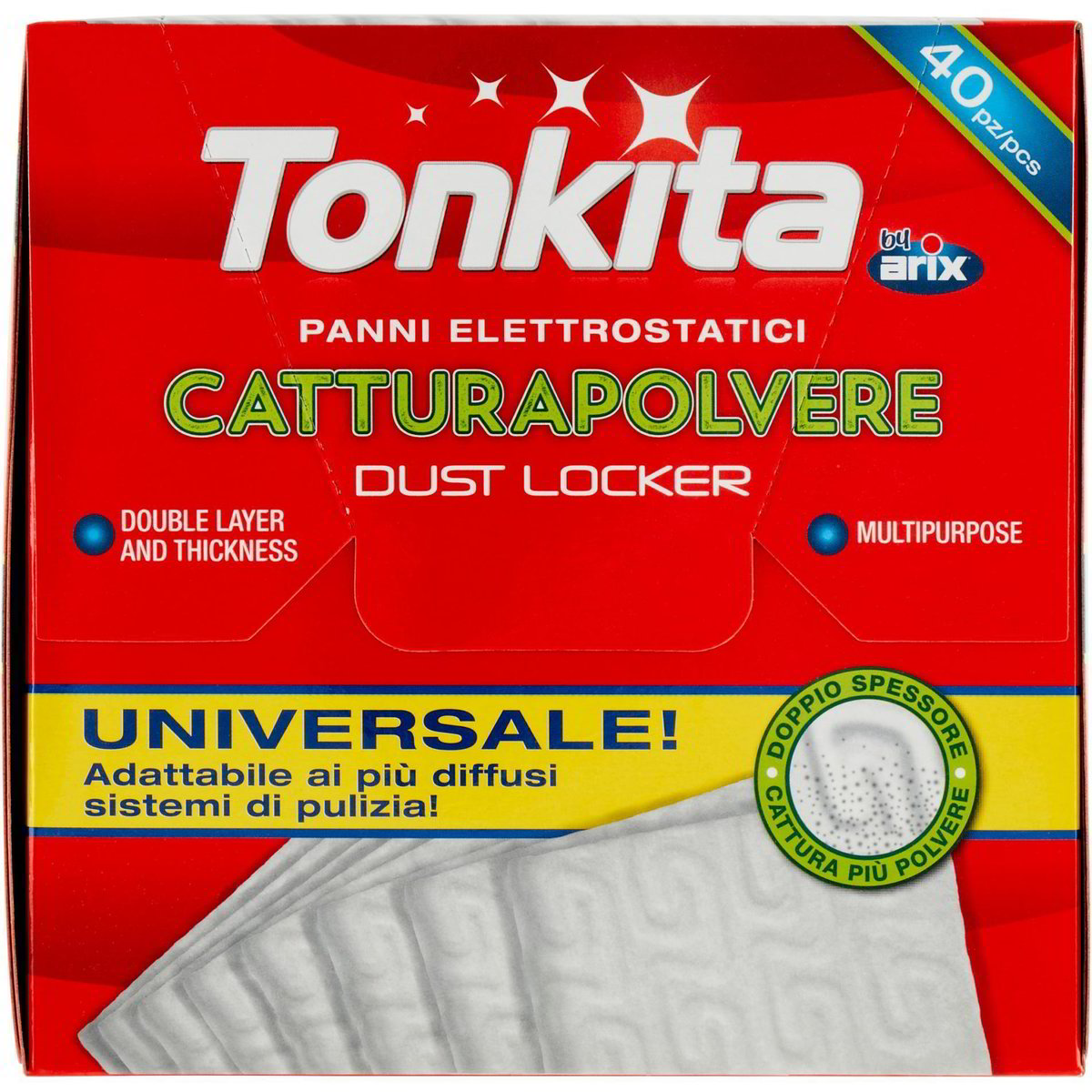 Panni elettrostatici catturapolvere x40 TONKITA 1 PZ - Coop Shop