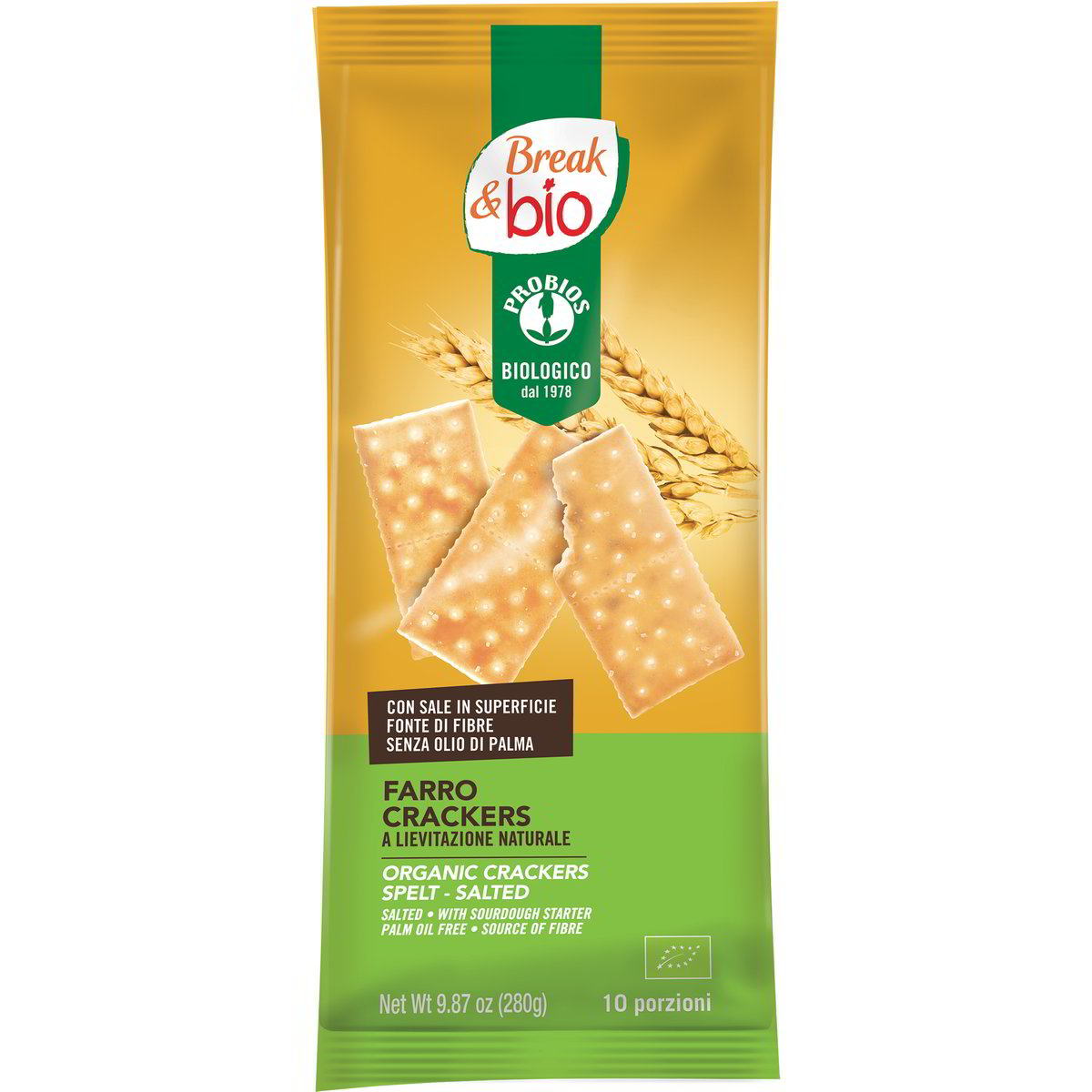 Crackers di farro salati break&bio PROBIOS 280 G - Coop Shop