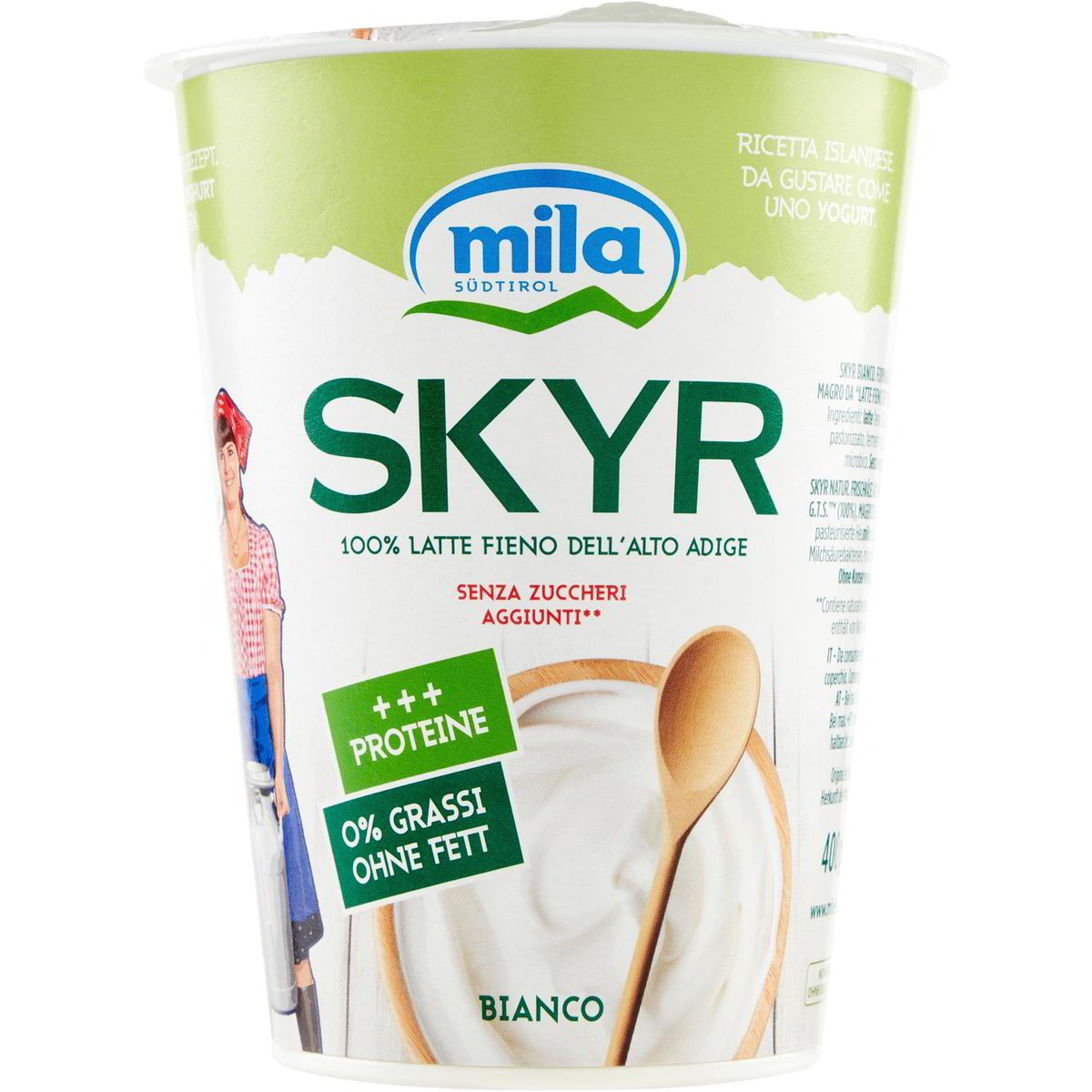 Yogurt Bianco fior di latte - Mila - 400gr