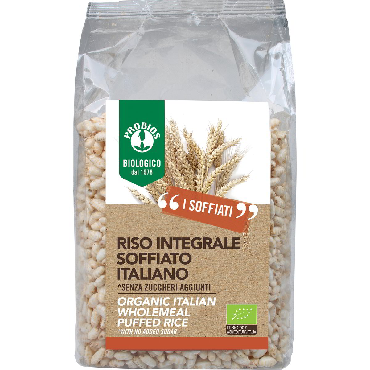 Riso soffiato integrale bio 125g Pensa bio in vendita online su