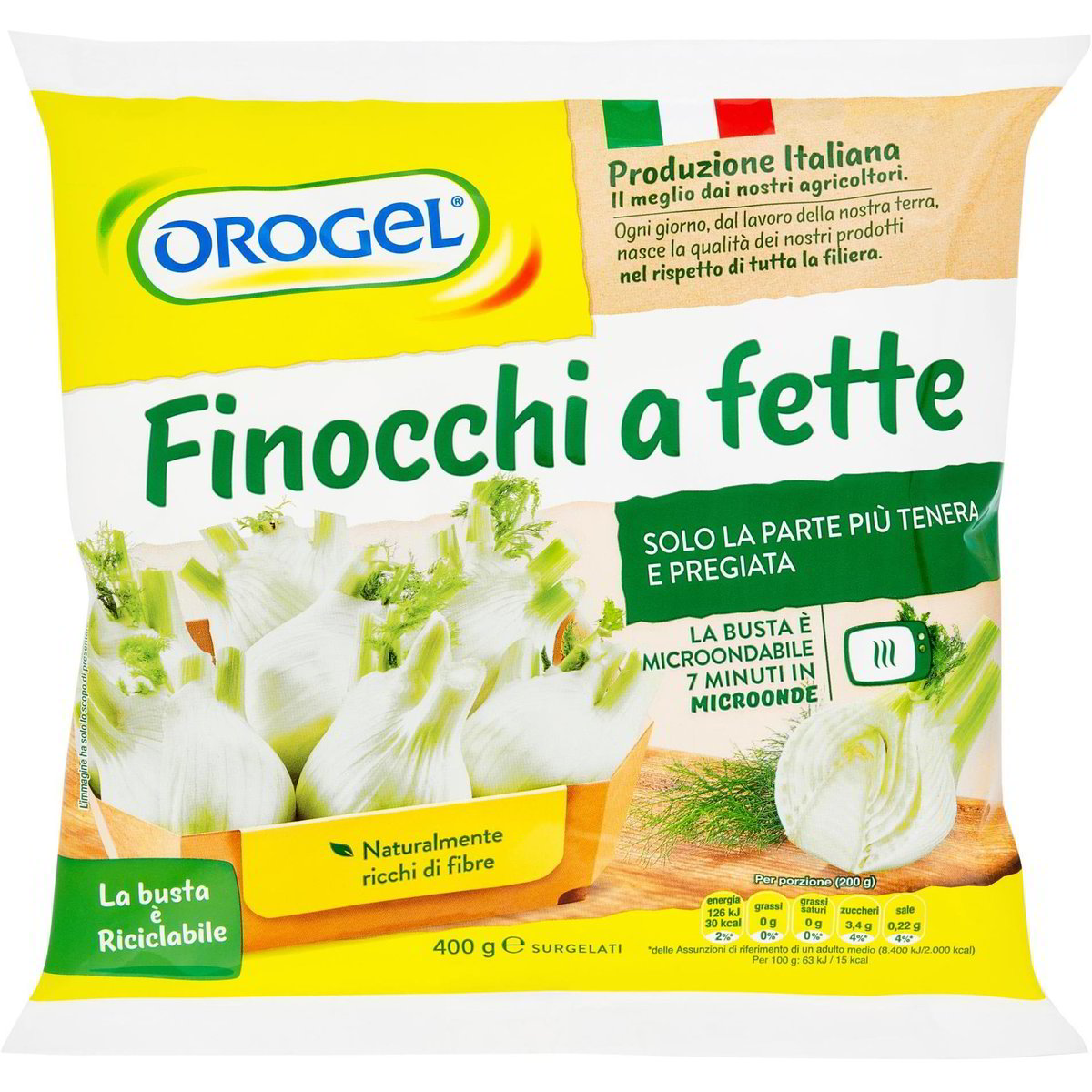 Finocchi a fette OROGEL 400 G - Coop Shop