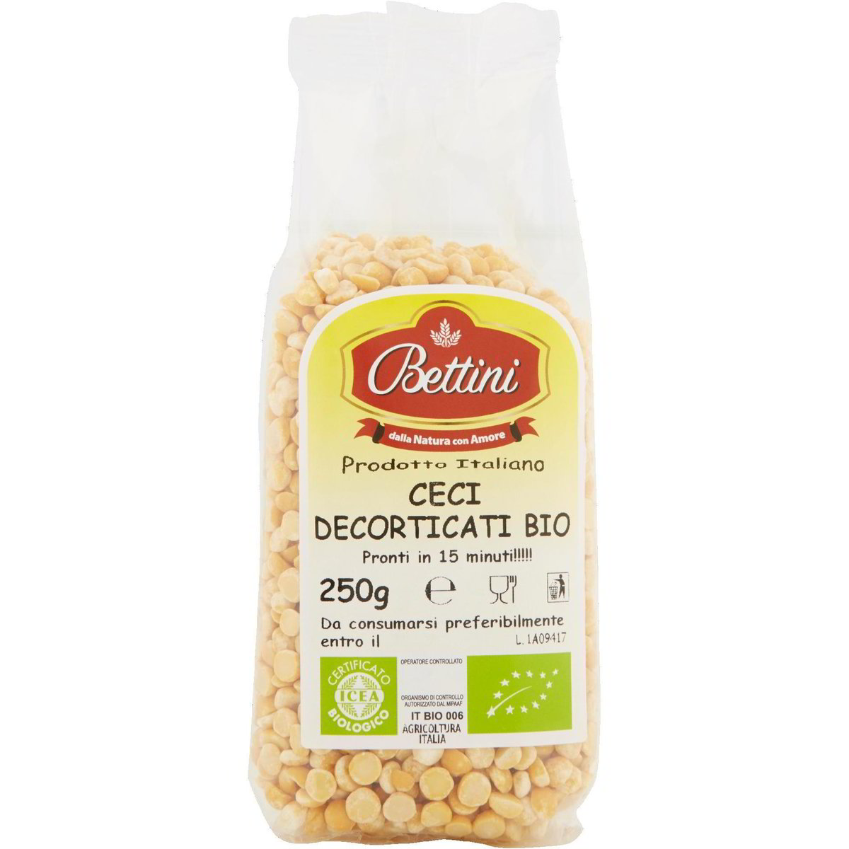 Ceci decorticati BETTINI 250 G - Coop Shop