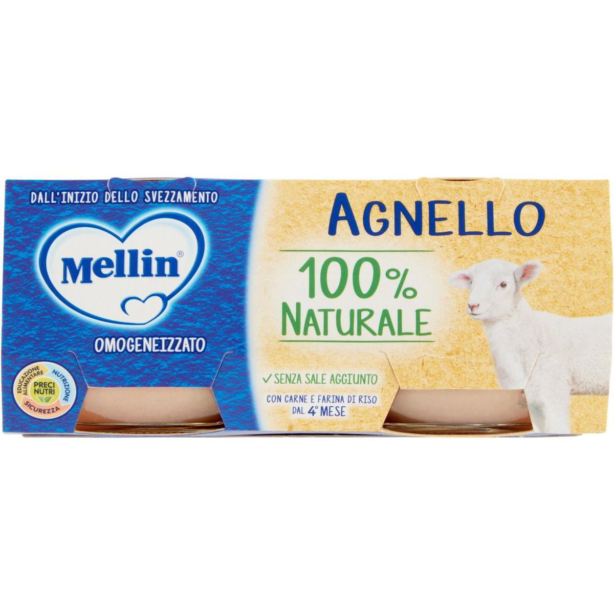 Omogeneizzato spigola MELLIN 2 X 80 G - Coop Shop