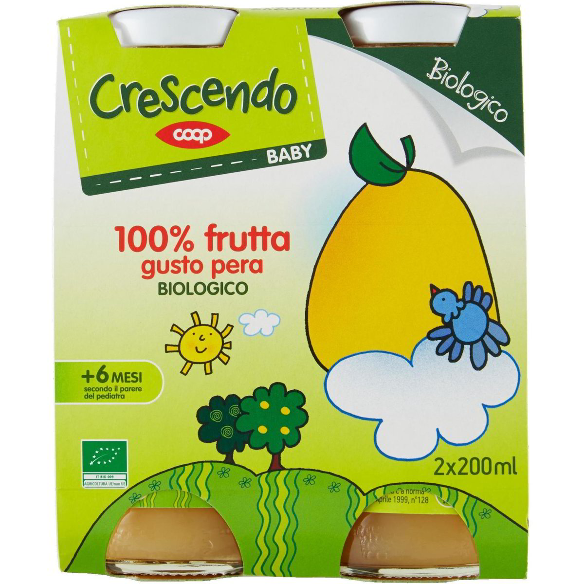 Succo 100% pera COOP - CRESCENDO 2 X 200 ML - Coop Shop