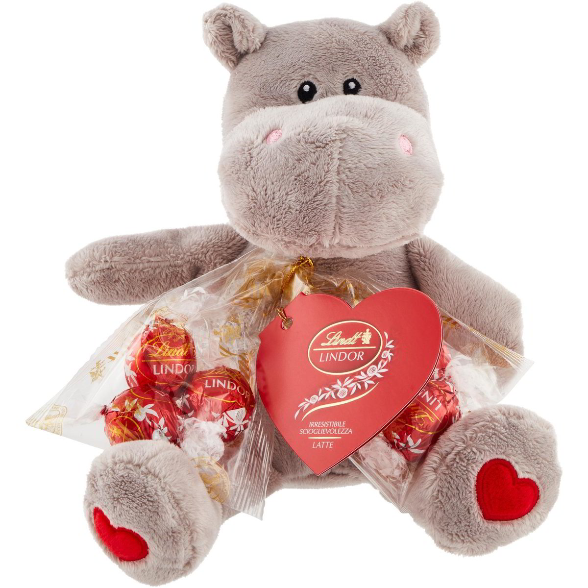 Peluche ippopotamo Lindt Lindor San Valentino 2012