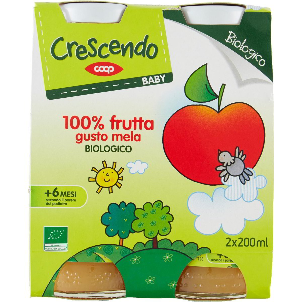 Succo 100% mela COOP - CRESCENDO 2 X 200 ML - Coop Shop