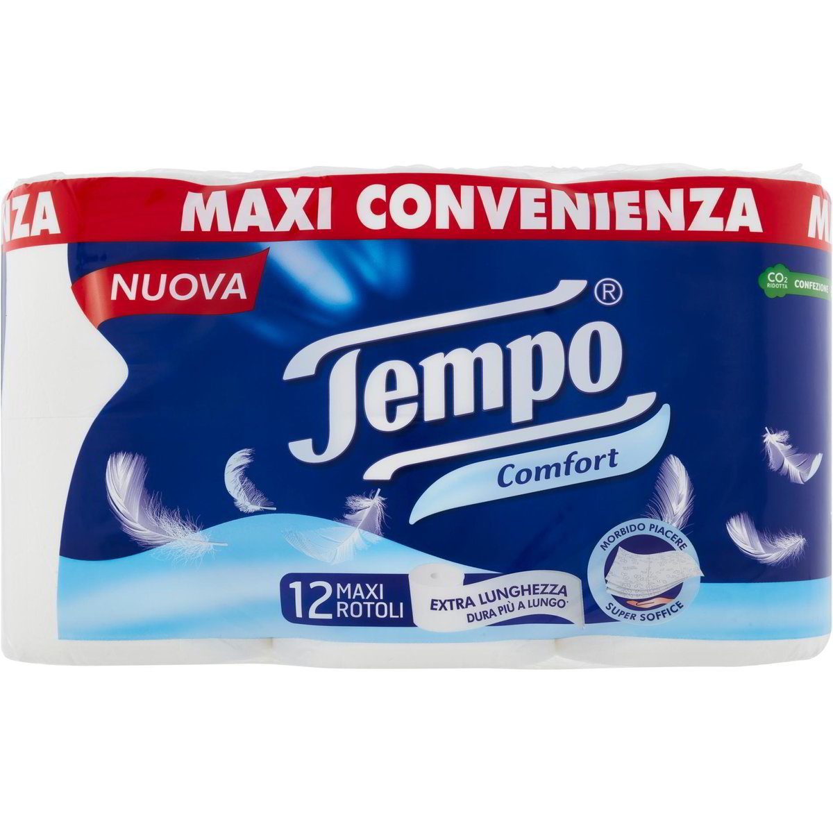 Carta igienica comfort maxi rotoli x12 TEMPO 1 PZ - Coop Shop