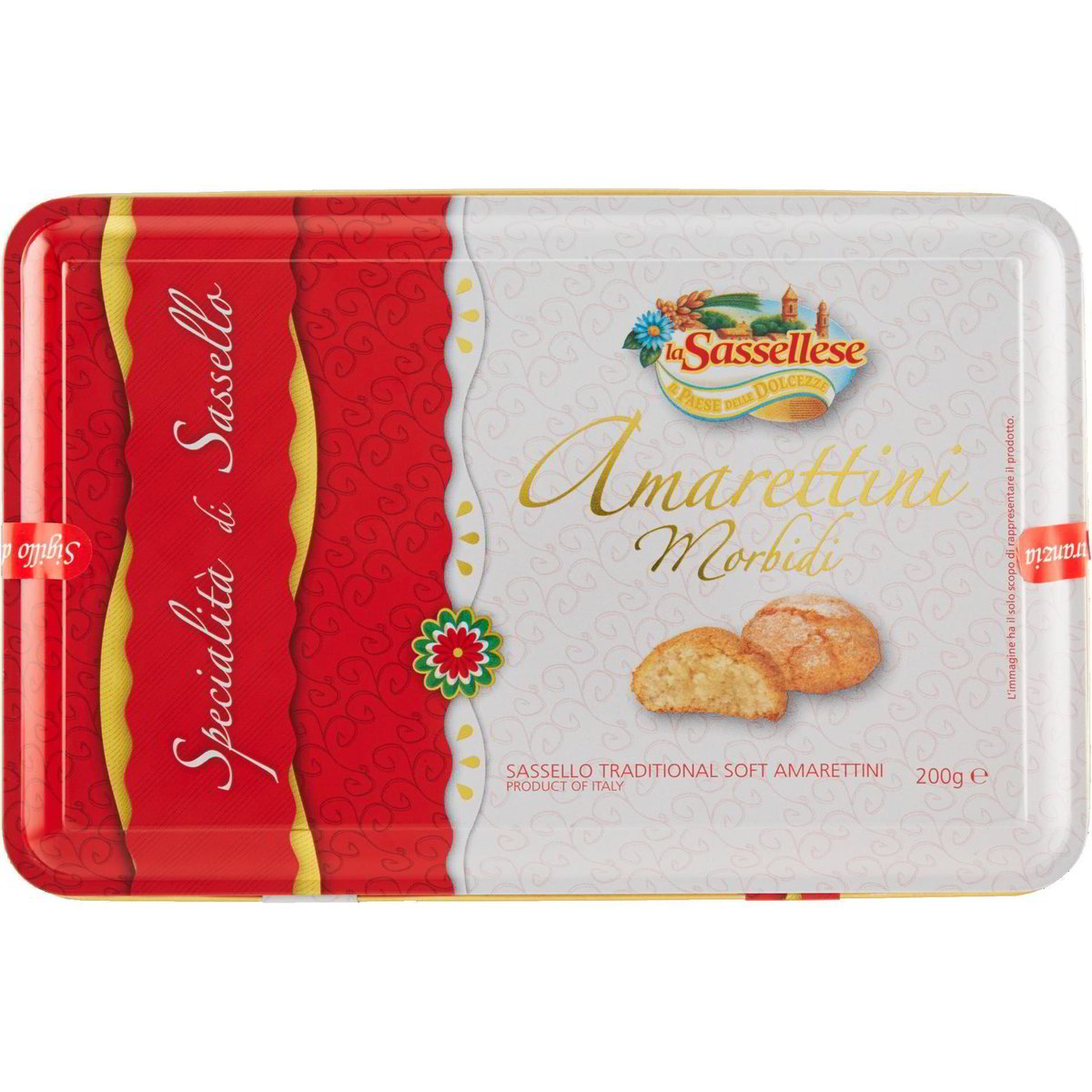 Amaretti Morbidi Amarettini In Latta La Sassellese G Coop Shop