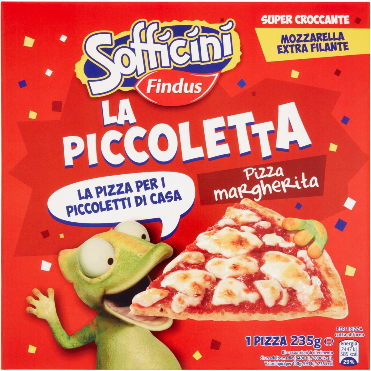 Pizza Surgelata Margherita Sofficini Findus 235 Gr Coop Shop