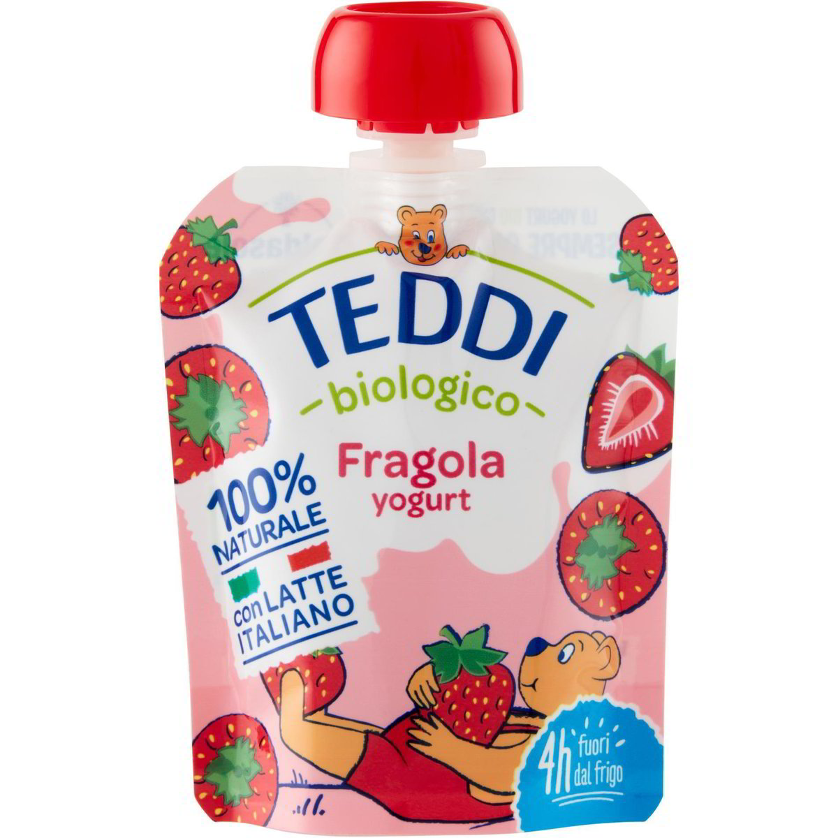 Yogurt da bere alla fragola pouch TEDDI 85 G - Coop Shop