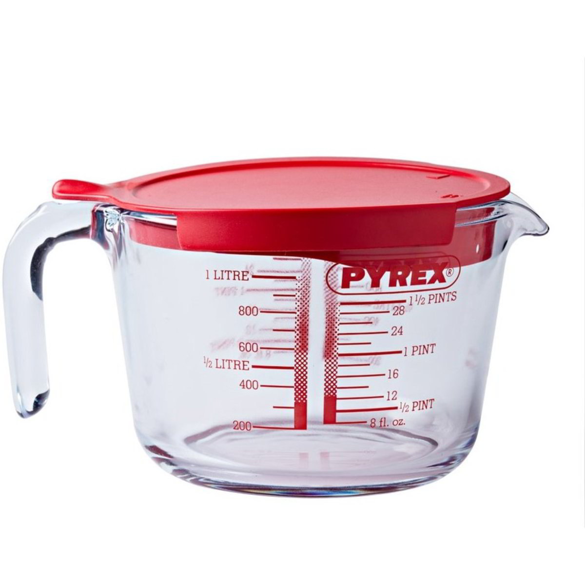 Caraffa graduata con coperchio da 1 litro PYREX 1 PZ - Coop Shop