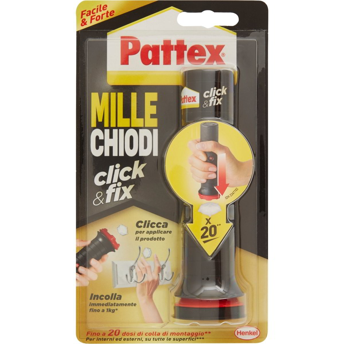 Colla millechiodi click&fix PATTEX 12 X 30 G - Coop Shop