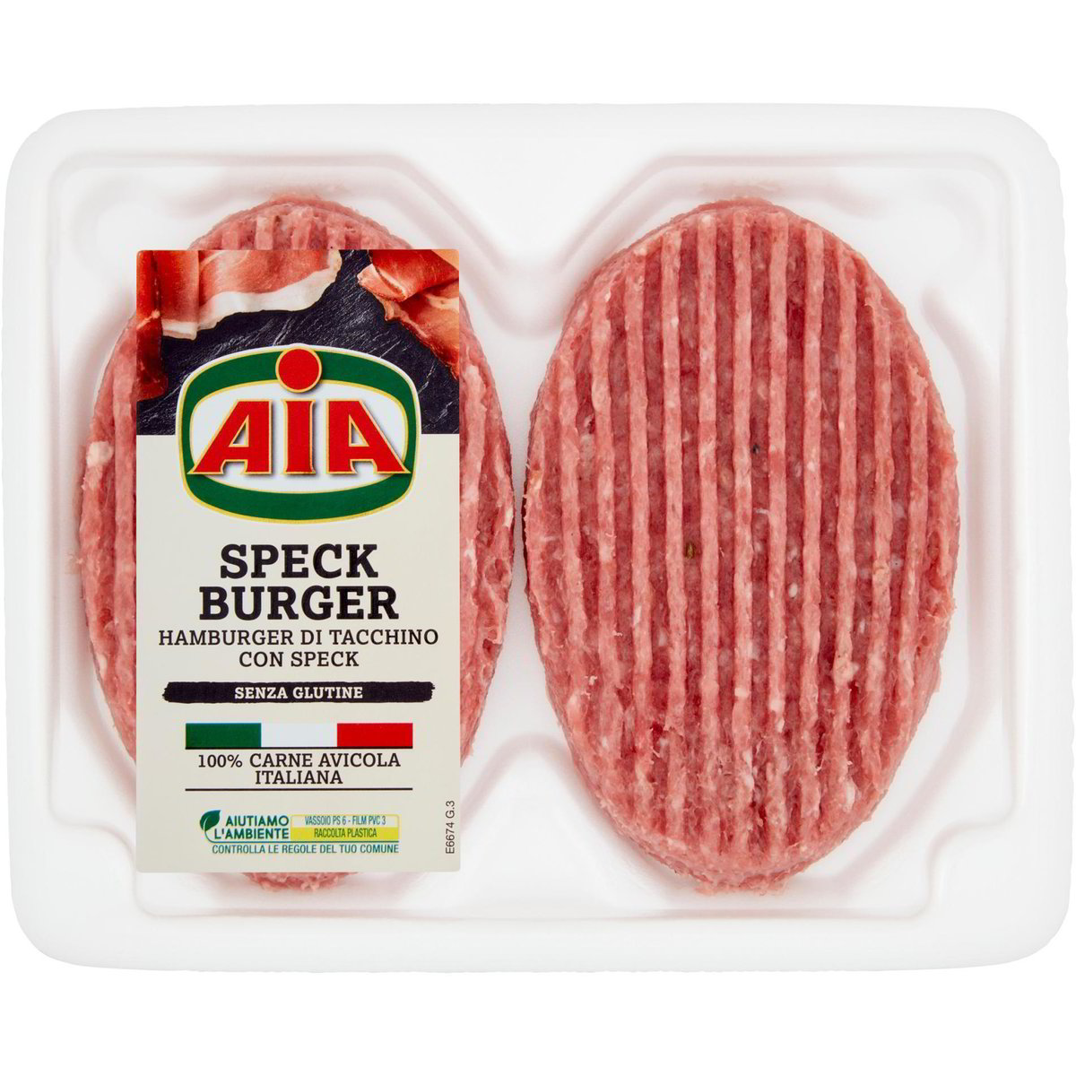 Hamburger di tacchino con speck AIA 200 G - Coop Shop