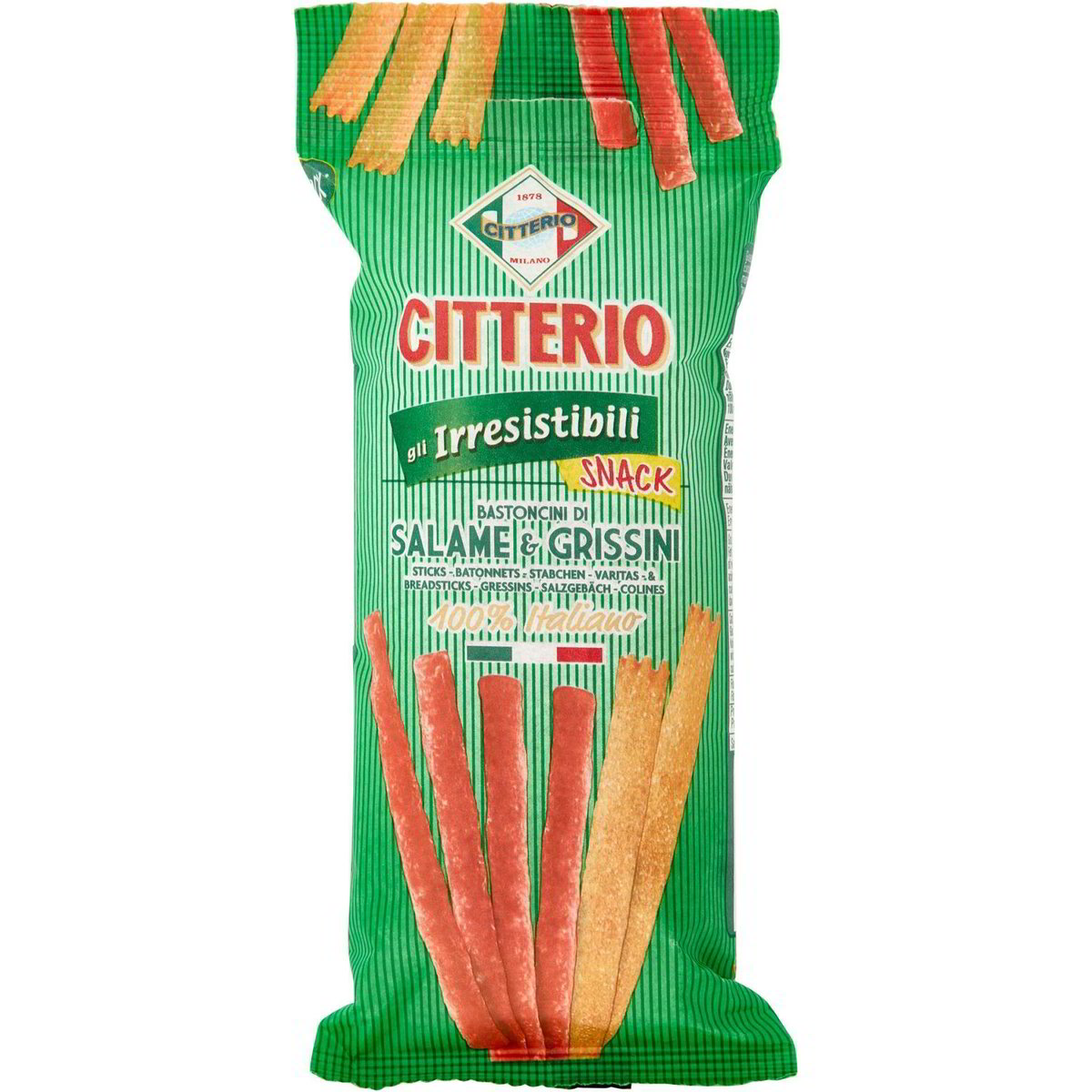 Snack Bastoncini Di Salame E Grissini CITTERIO 40 G - Coop Shop