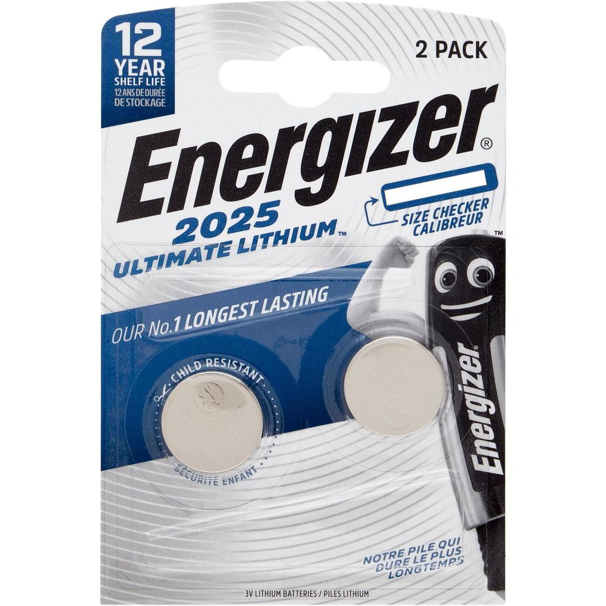 Pile 2025 ultimate lithium x2 ENERGIZER 1 PZ Coop Shop