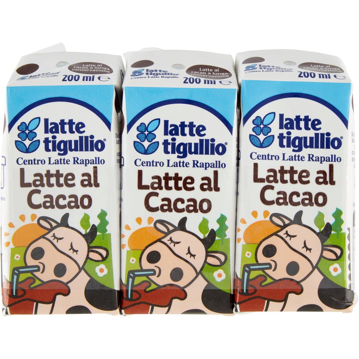 Latte e cacao uht LATTE TIGULLIO 3 X 200 ML - Coop Shop