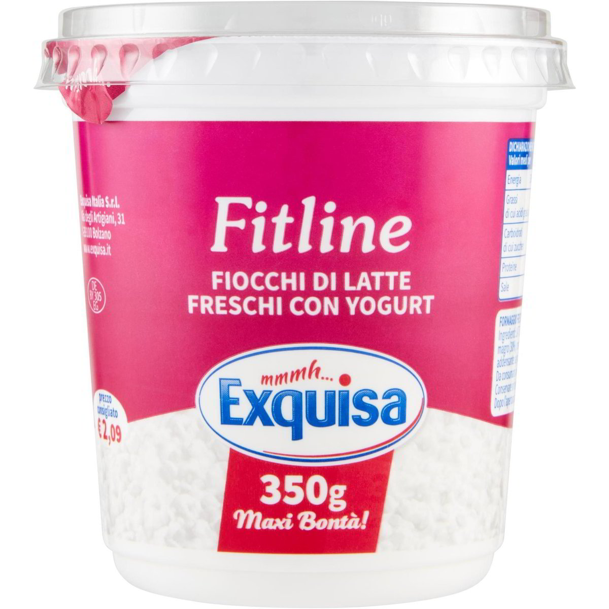 Formaggio fiocchi di latte EXQUISA 150 G - Coop Shop