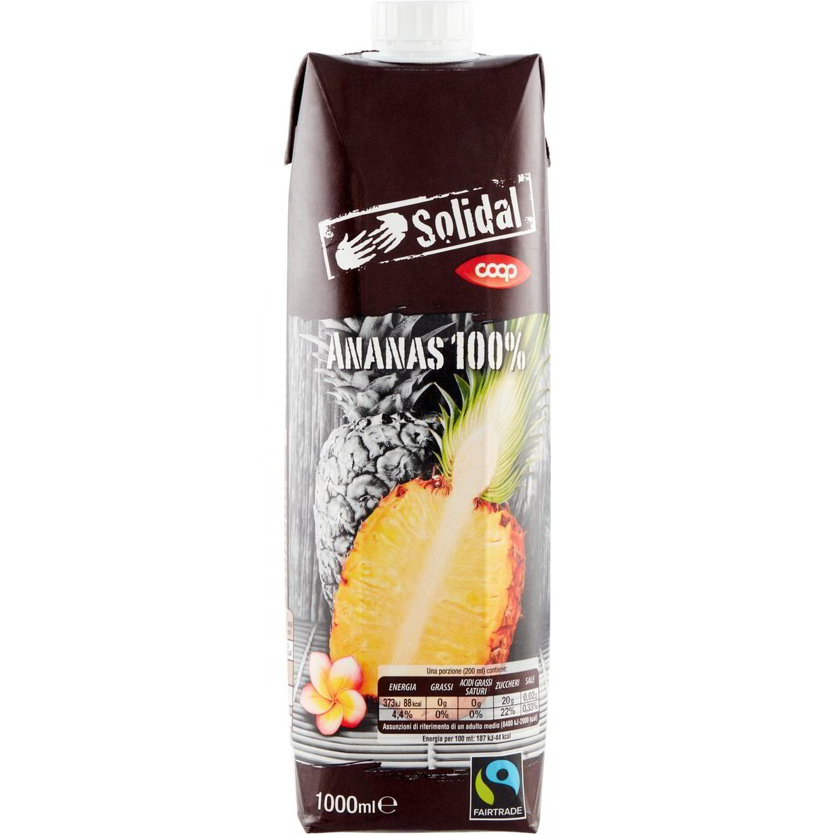 Succo ananas 100% COOP - SOLIDAL 1000 ML - Coop Shop