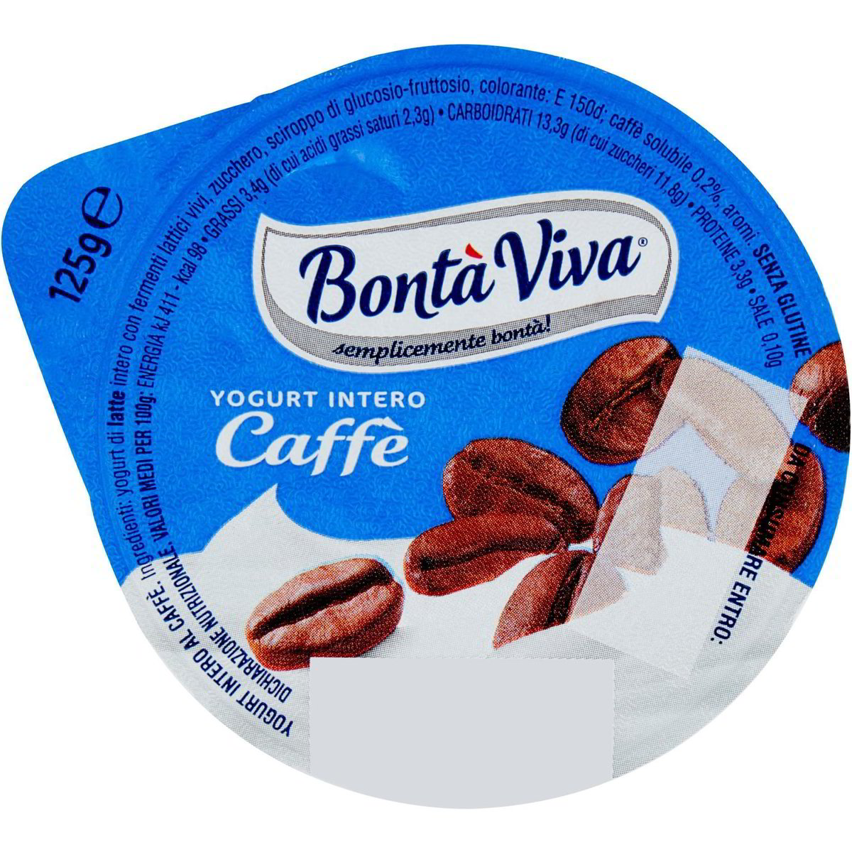 Yogurt Intero Vaniglia Bonta Viva Gr 125