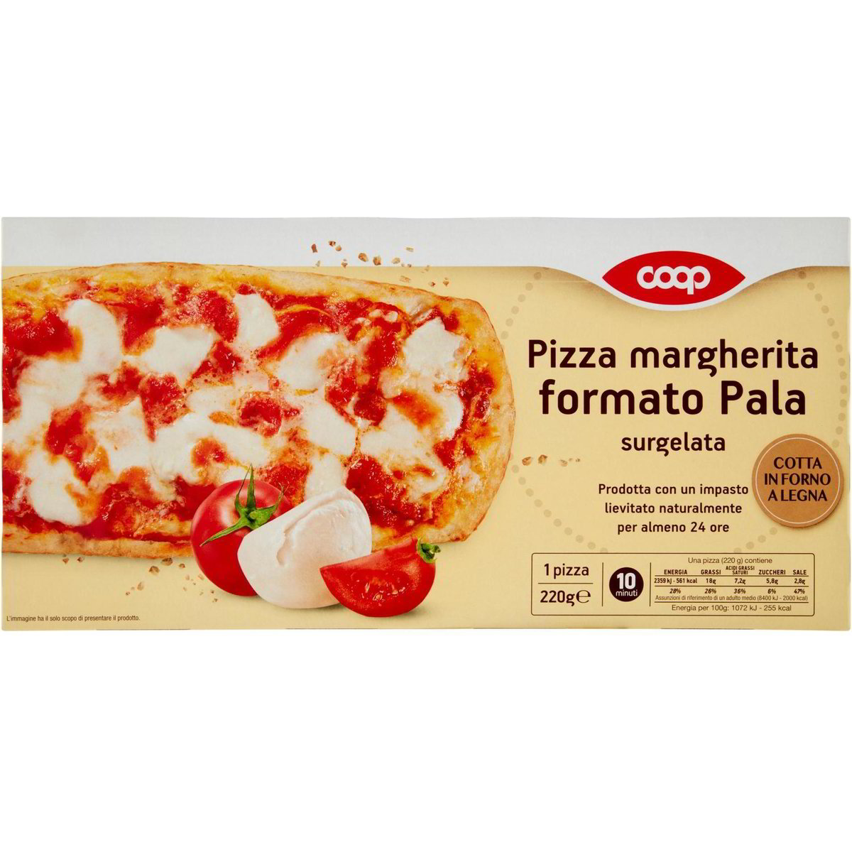 Pizza Margherita In Pala Coop 220 G Coop Shop