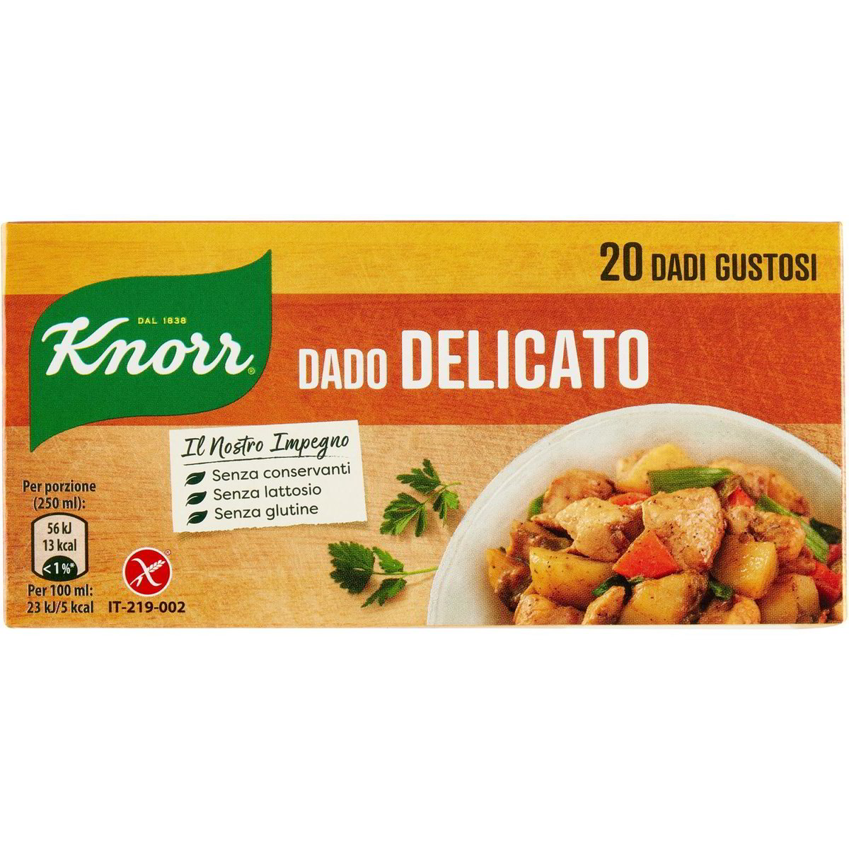 KNORR Il Dado Classico 315 GR 30 pezzi.Senza glutine. - Basko