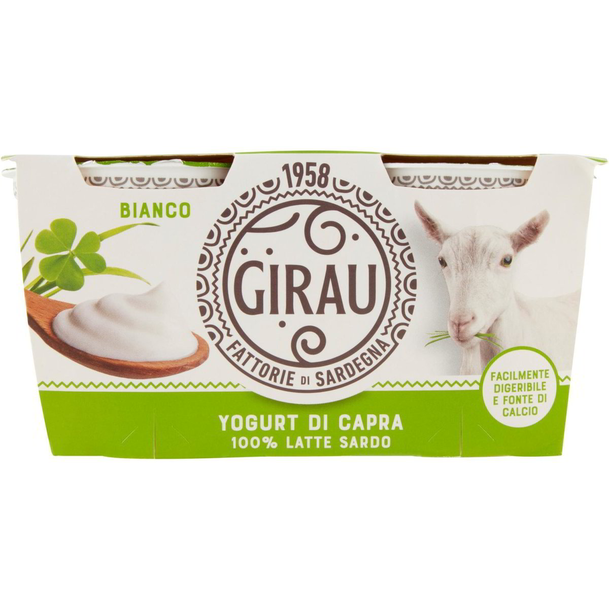 Yogurt di capra 100% sardo bianco FATTORIE GIRAU 2 X 125 G - Coop Shop