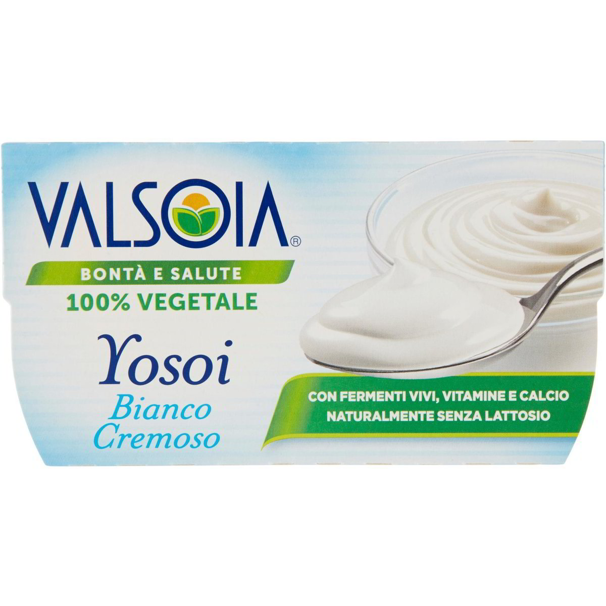 Yogurt di Soia Bianco Cremoso, 2x125 g