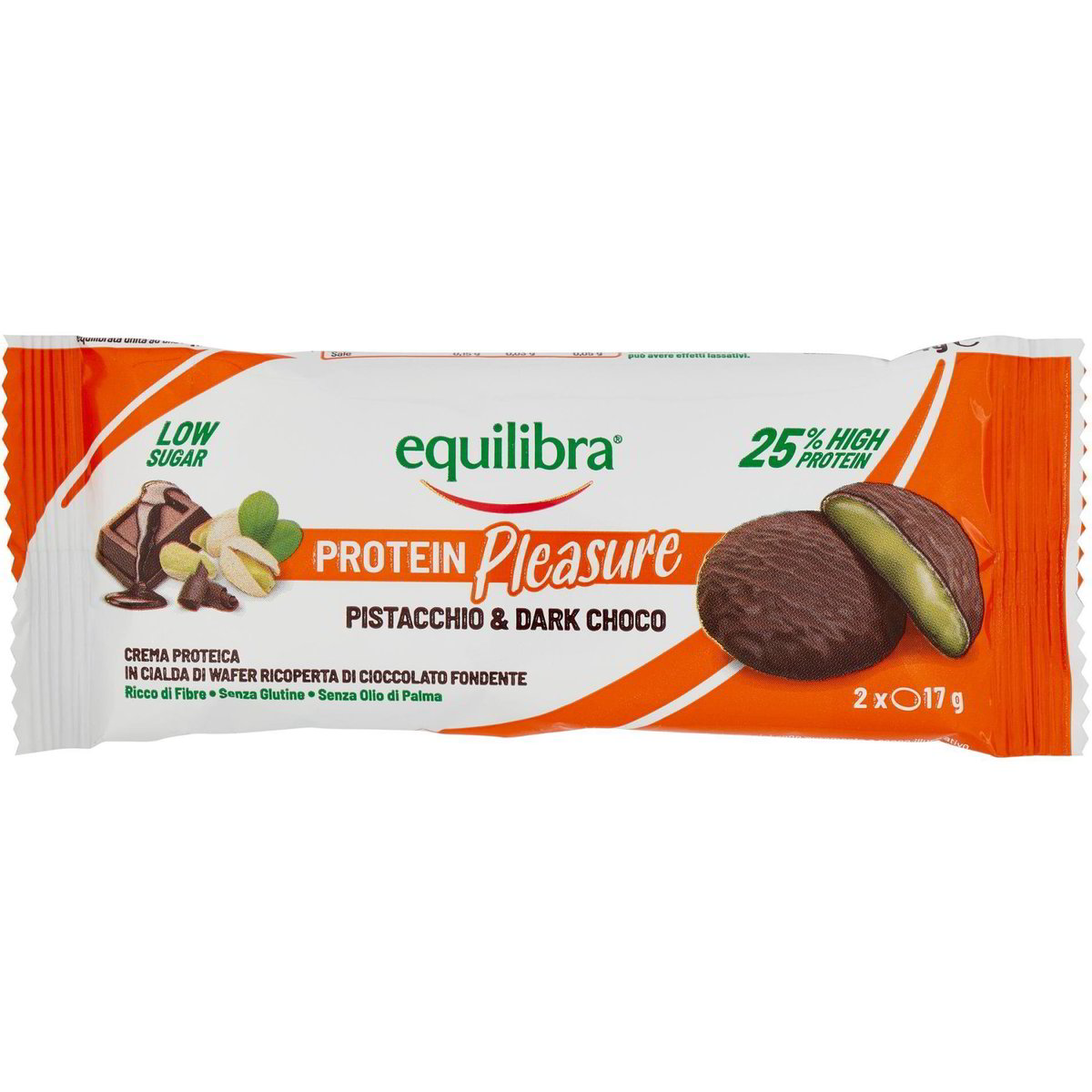 Barretta proteica di cioccolato dark e cocco EQUILIBRA 30 G - Coop Shop