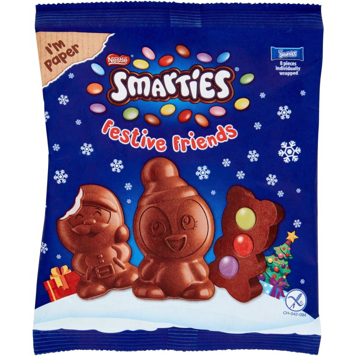 Cioccolatini Smarties - Nestle' - Cioccolatini Xmas Bag - 147 g