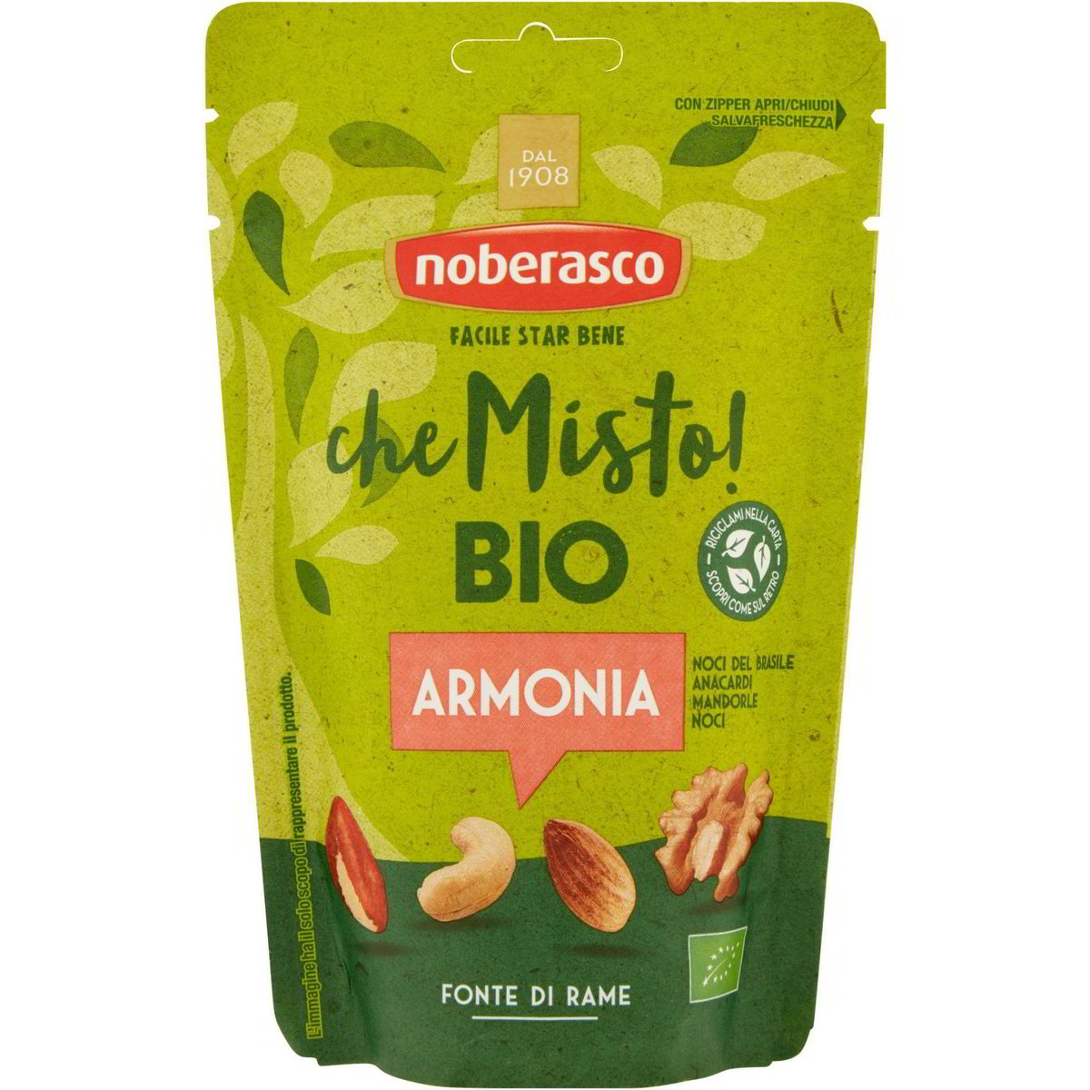 noberasco Mix di frutta secca Bio che Misto! Fitness, 130 g Acquisti online  sempre convenienti