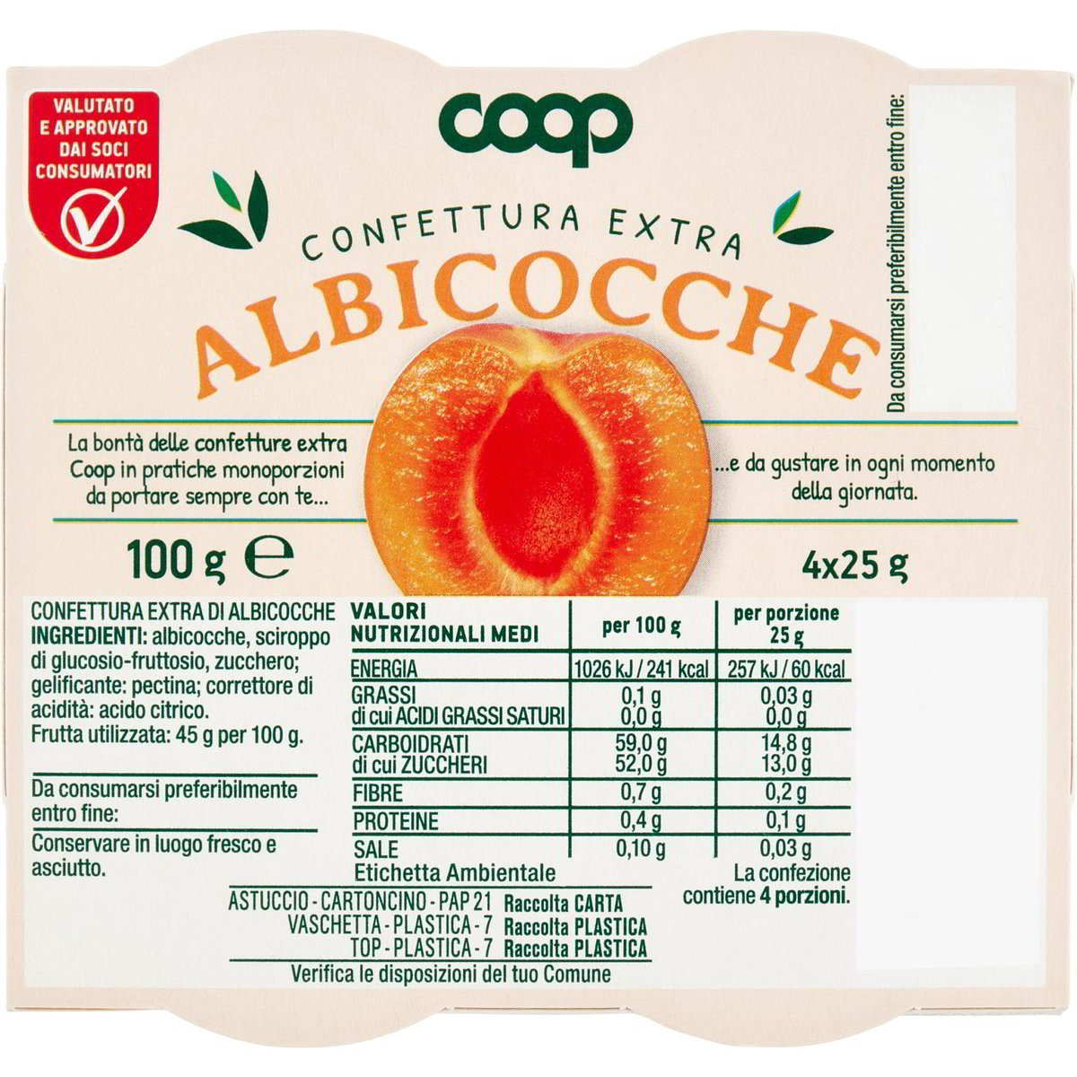 24 MINI COMPOSTE DI ALBICOCCHE EXTRA ST DALFOUR 28g CONFETTURA MARMELLATA