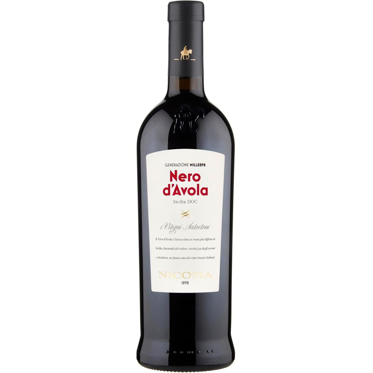 Vino Rosso Nero D'avola DOC Sicilia NICOSIA 750 ML - Coop Shop