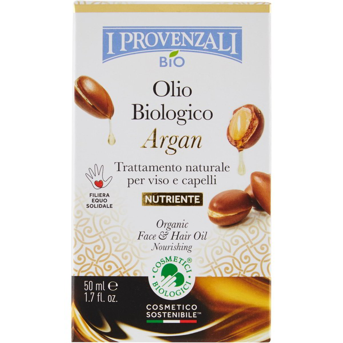 Trattamento Per Viso E Capelli Con Olio Argan I Provenzali Ml Coop