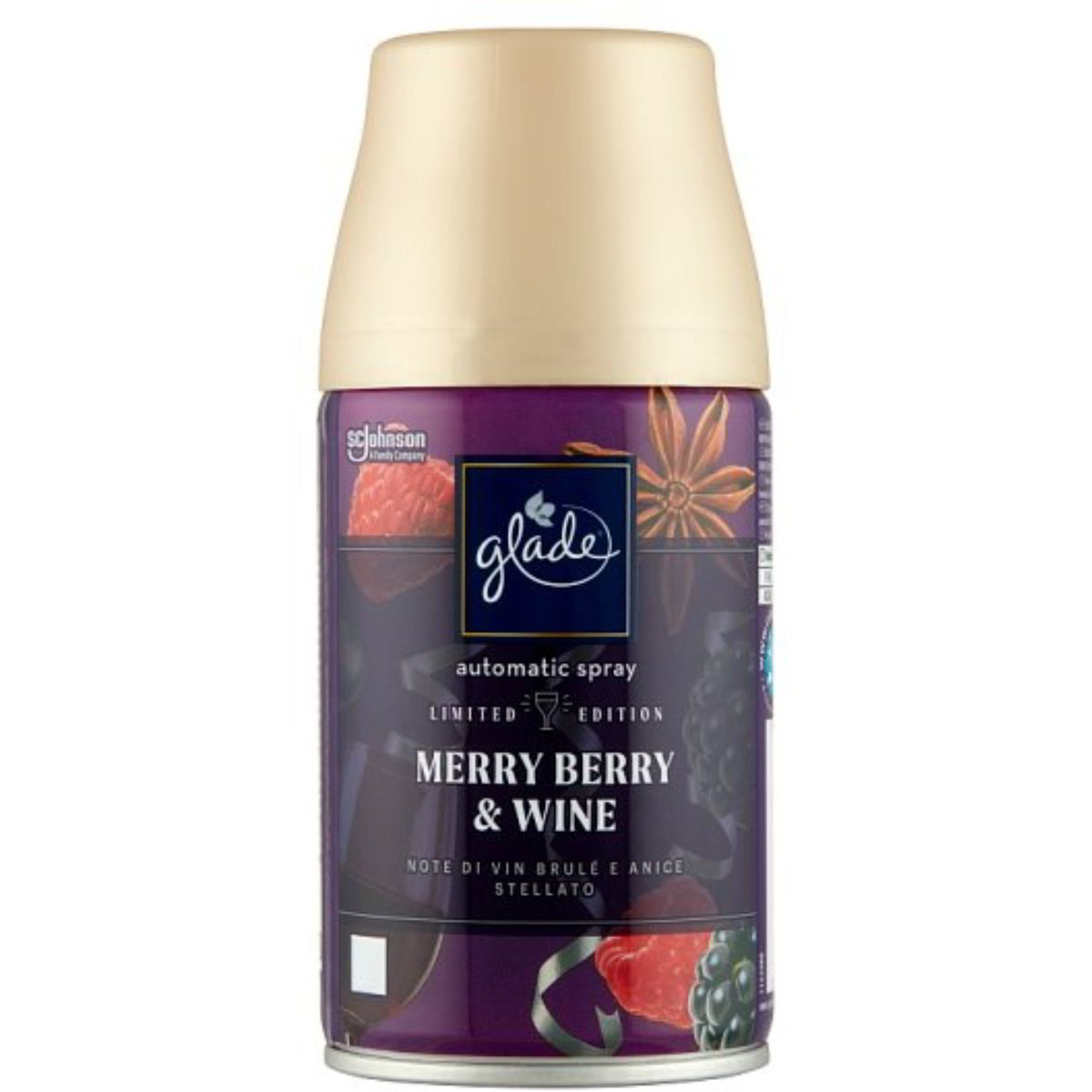 GLADE Merry Berry & Wine diffusore di aromi con ricarica