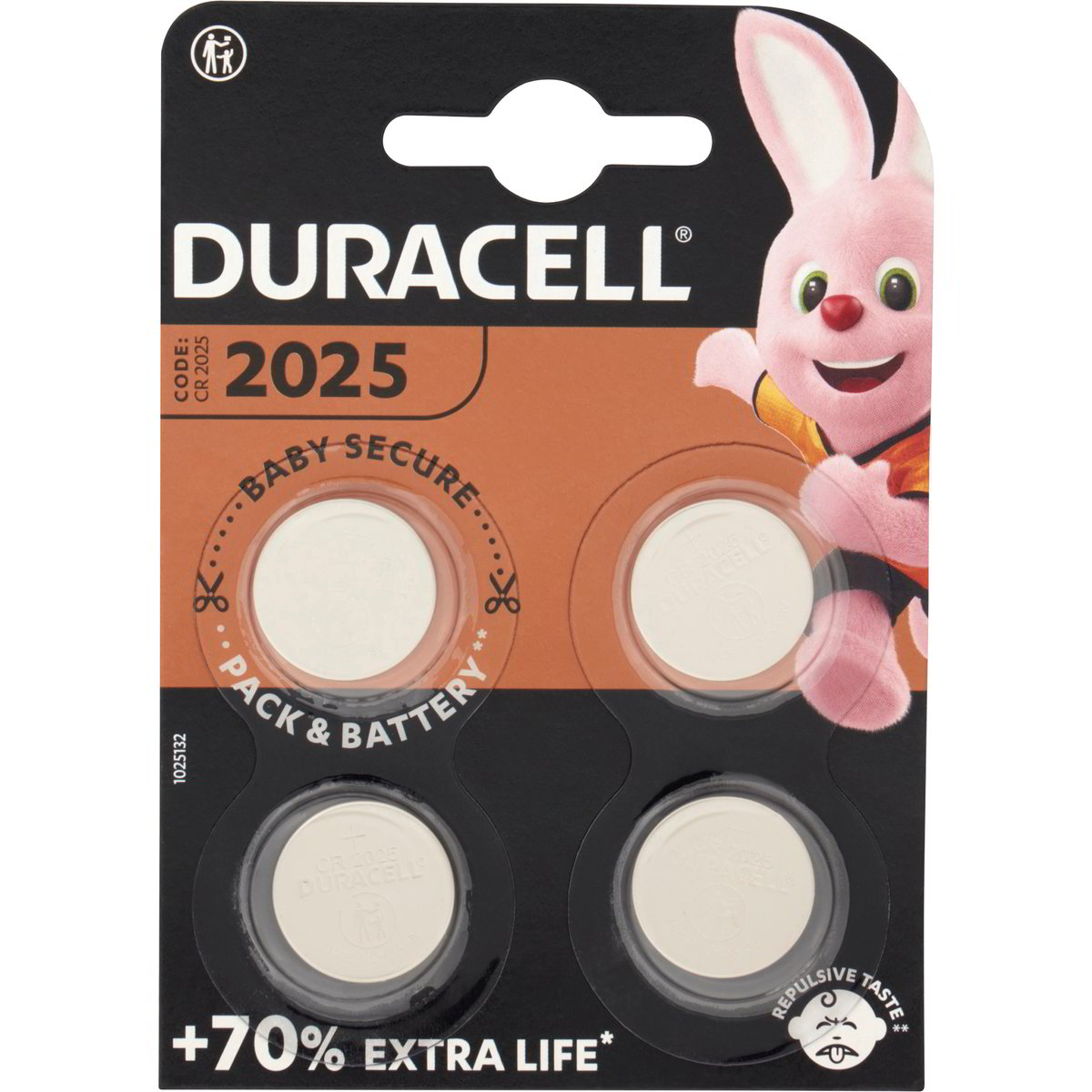 Pile 2025 bottone al litio 3v dl2025 cr2025 x4 DURACELL 1 PZ Coop Shop