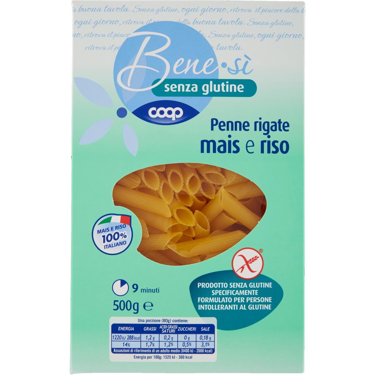 Penne Rigate di Riso Senza Glutine 400 g. Le Celizie – Ecobottega