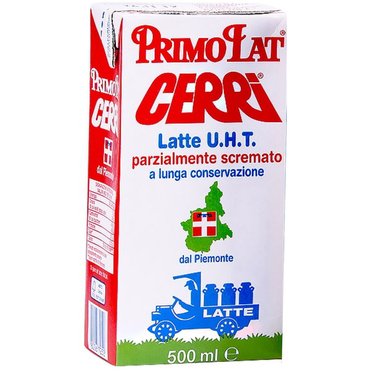 Latte uht parzialmente scremato CERRI 500 ML - Coop Shop