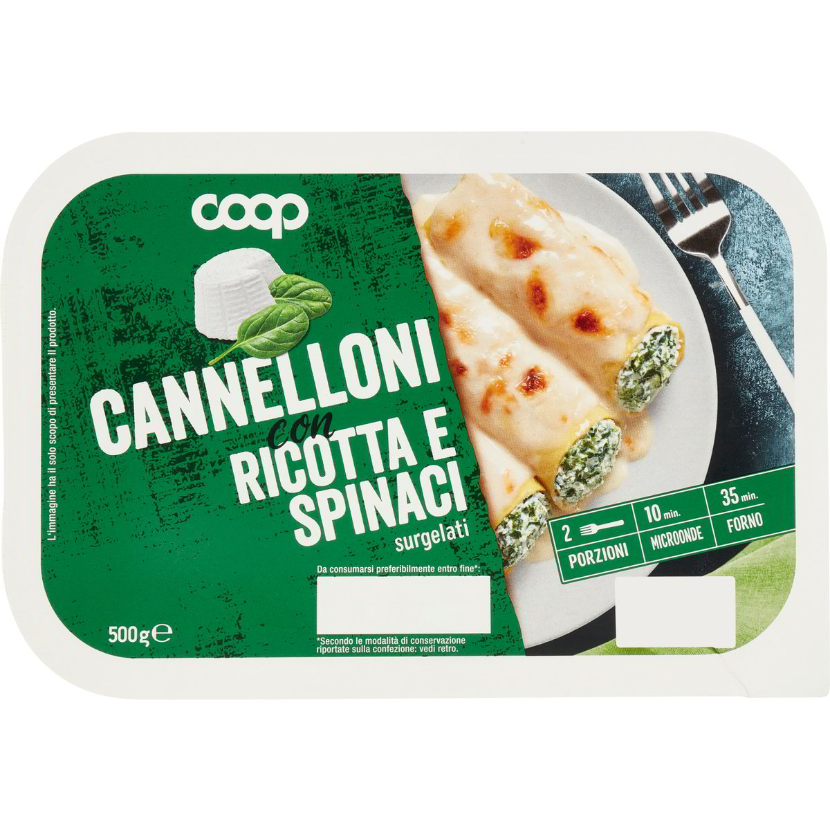 Cannelloni Con Ricotta E Spinaci Coop G Coop Shop